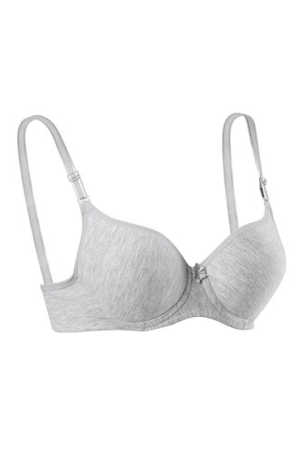 EBRU SÜTYEN - Ebru Kadın Destekli Sütyen Silikonlu - Gri