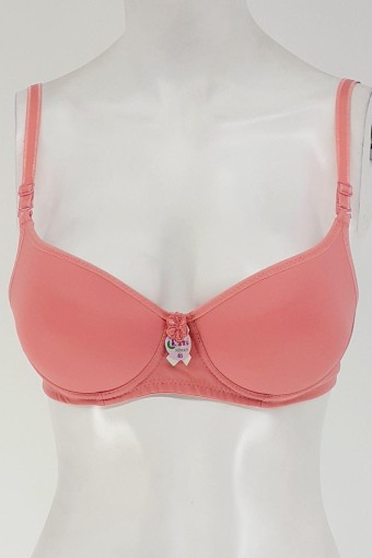 EBRU SÜTYEN - Ebru Kadın Destekli Sütyen Silikonlu - Somon