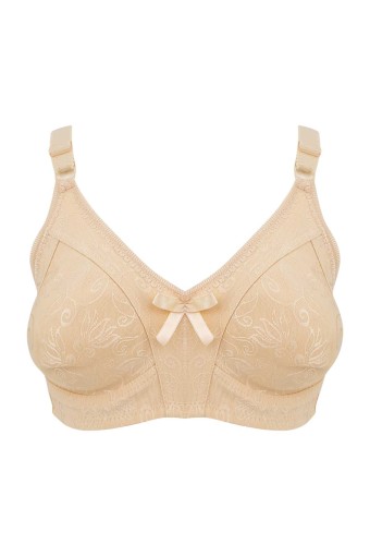 ECEM SÜTYEN - Ecem Kadın Toparlayıcı Sütyen Büyük Beden Çiçek Desenli Lezli (1)