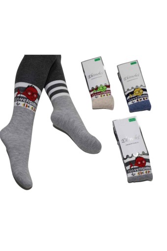 EKİNOKS - Ekinoks Erkek Çocuk Alfeo Külotlu Çorap - Asorti - 0-1