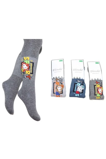 EKİNOKS - Ekinoks Erkek Çocuk Greger Külotlu Çorap - Asorti - 0-1