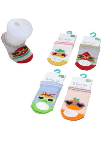 EKİNOKS - Ekinoks Kız Bebek Adrikka Patik Çorap