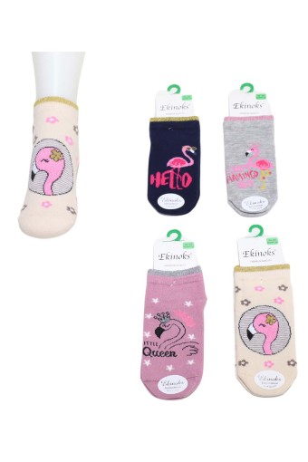 EKİNOKS - Ekinoks Kız Çocuk Semina Patik Çorap