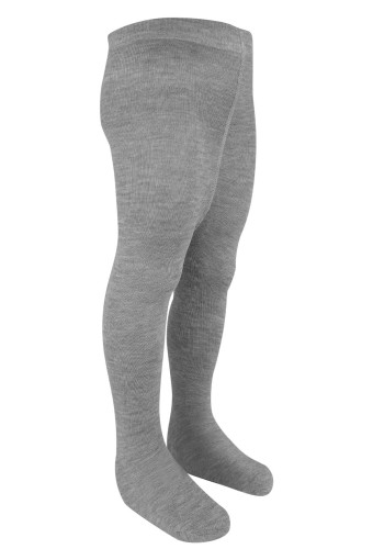 EKİNOKS - Ekinoks Kız Çocuk Düz Penye Külotlu Çorap - Gri - 3-4