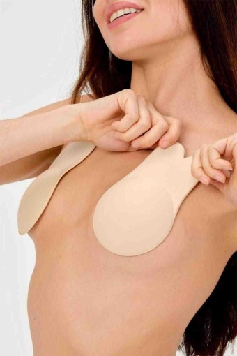 EMAY - Emay Kadın Tavşan Dikleştirici Yapıştırma Sütyen (1)