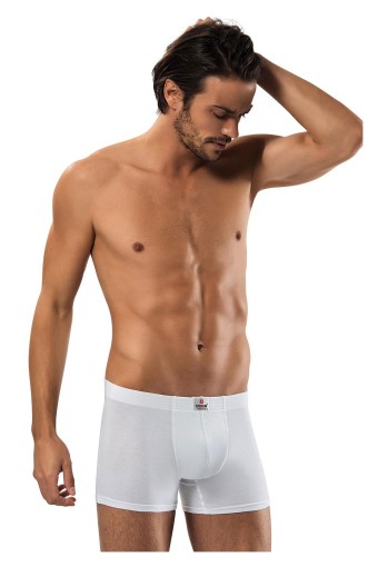 ERDEM - Erdem Boxer Slim Fit Likralı Süprem - Beyaz - 4 (XL)