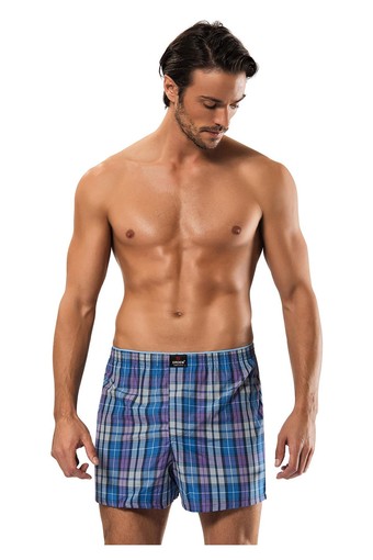 ERDEM - Erdem Erkek Boxer Poplin Ekoseli