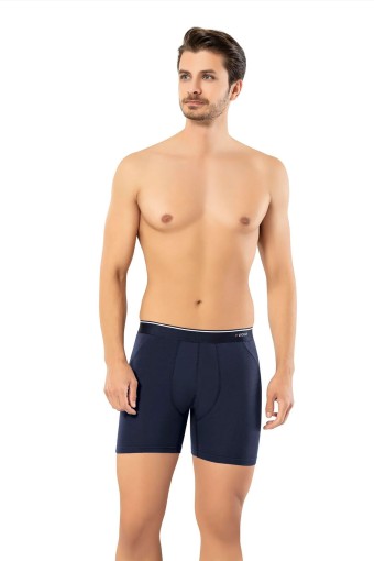 ERDEM - Erdem Erkek Boxer Uzun Likralı Kutulu - Lacivert - L (1)
