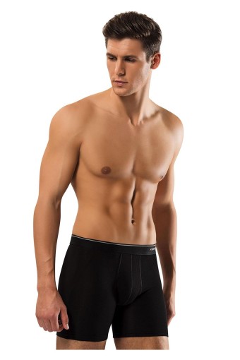 ERDEM - Erdem Erkek Boxer Uzun Likralı Kutulu - Siyah - 4XL (1)