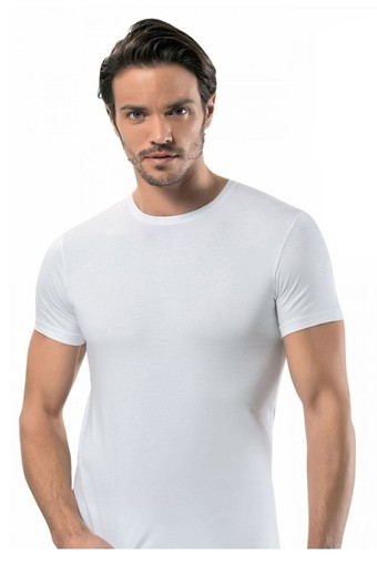 ERDEM - Erdem Erkek Kısa Kollu Atlet Likralı Slim Fit