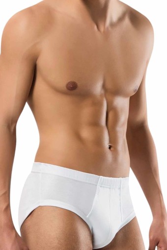 ERDEM - Erdem Erkek Penye Slip Külot - Beyaz - 60 (4XL) (1)
