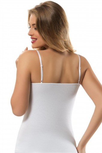 ERDEM - Erdem Kadın Ayarlanabilir İp Askılı Likralı Atlet (1)