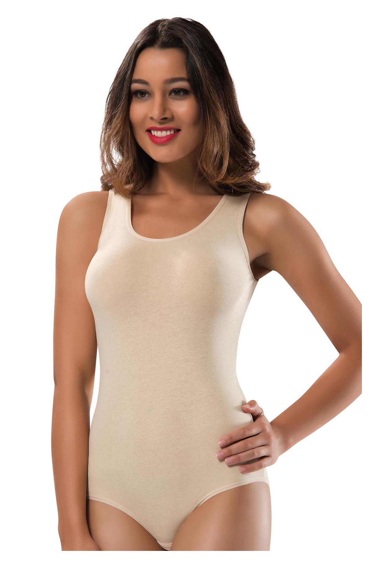 Erdem Kadın Çıtçıtlı Body Kalın Askılı - Thumbnail