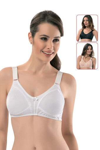 ERDEM OUTLET - Erdem Kadın Toparlayıcı Sütyen Micro Düz (1)