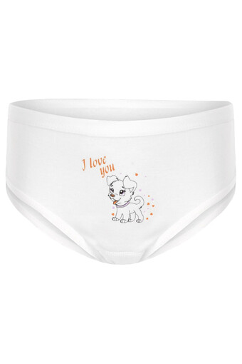 ERDEM - Erdem Kız Çocuk Baskılı Ribana Slip Külot