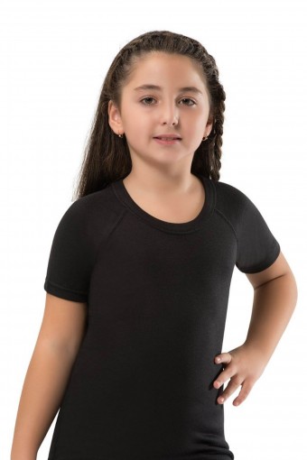 ERDEM - Erdem Unisex Çocuk Kısa Kollu Atlet Termal Reglan