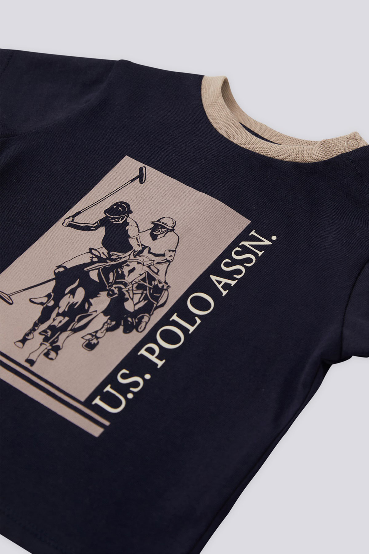 Erkek Bebek 2'li Takım Kısa Kollu Süprem - Lacivert - Thumbnail