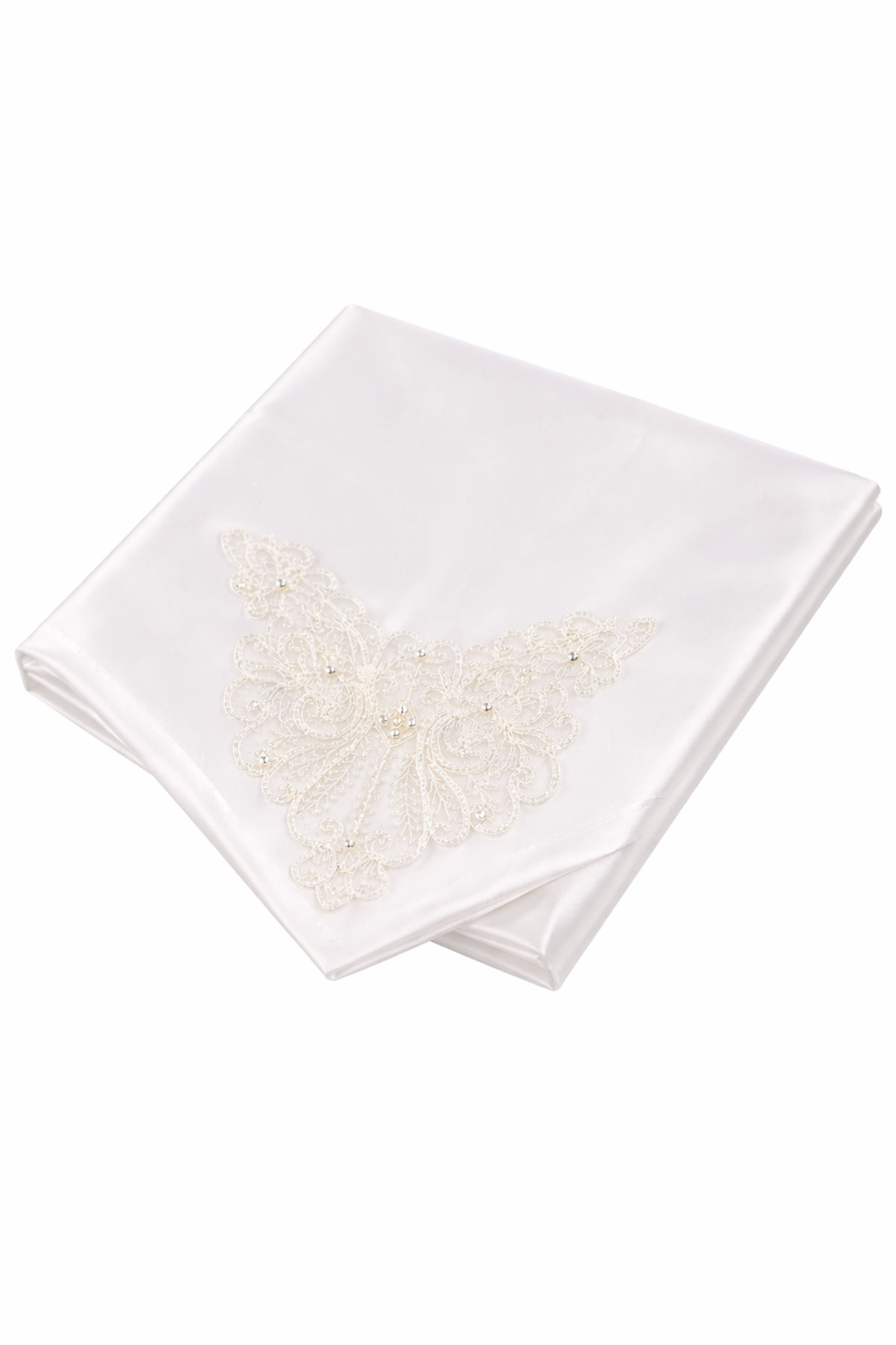 Estelica Bohça Saten İşlemeli - Thumbnail