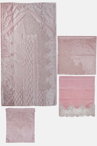 ESTELİCA - Estelica Kadife Osmanlı Seccade Seti (1)