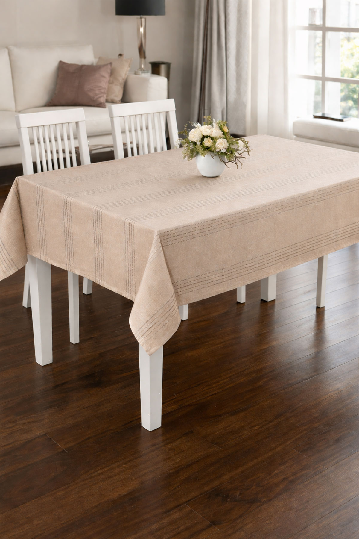 Estelica Masa Örtüsü 160x220 Cm Çizgili - Thumbnail