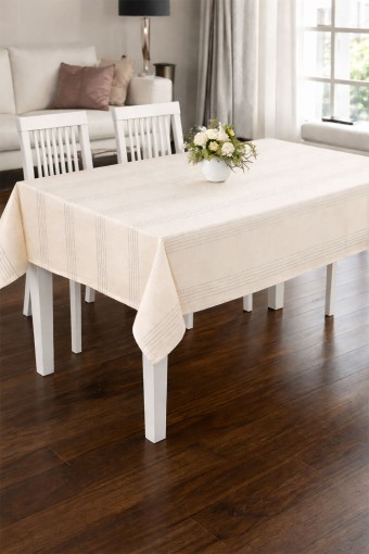 ESTELİCA - Estelica Masa Örtüsü 160x220 Cm Çizgili