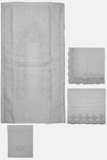 ESTELİCA - Estelica Midye Gardenya Seccade Seti