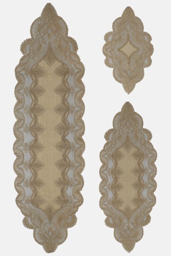 ESTELİCA - Estelica Midye Jüt Salon Takımı 5 Parça (1)