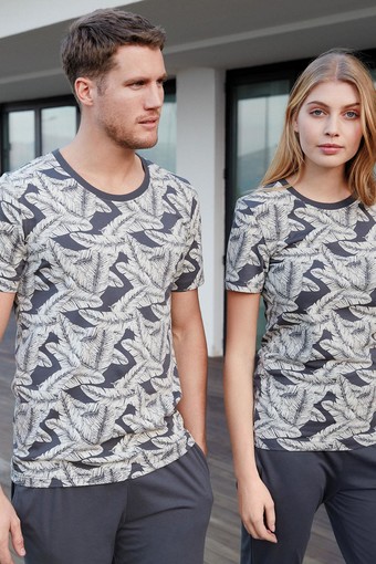 FEYZA - Feyza Erkek Pijama Takımı Kısa Kollu Eşli Süprem Kumaş (1)