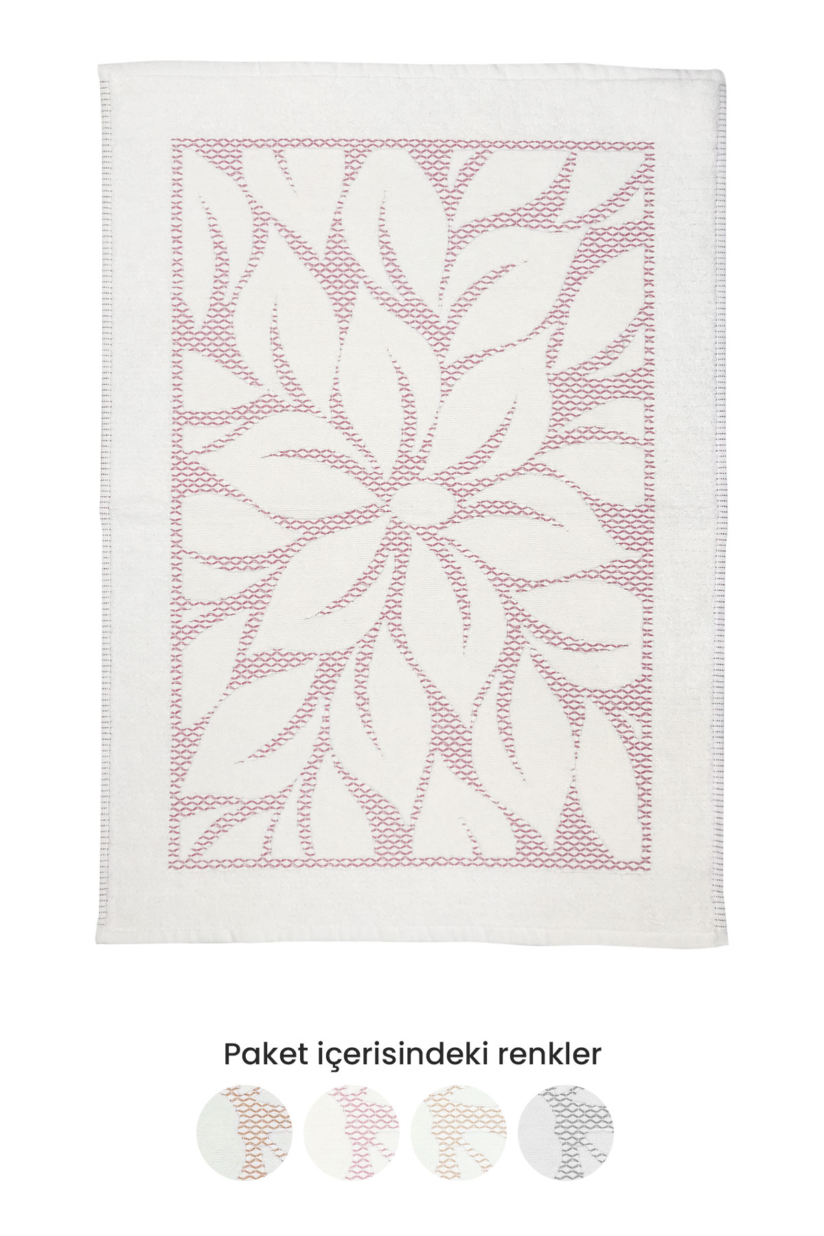 Fiesta Ayak Paspası Lotus Kardelen Bukle Jakarlı 50x70 - Thumbnail