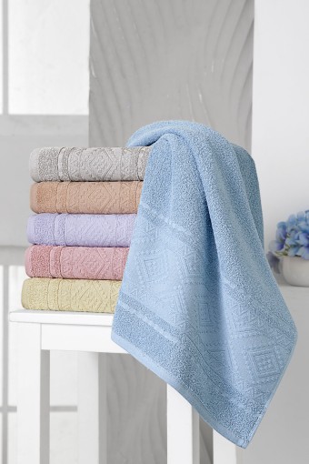 FIESTA - Fiesta Banyo Havlusu Jakarlı Kilim 90x145Cm