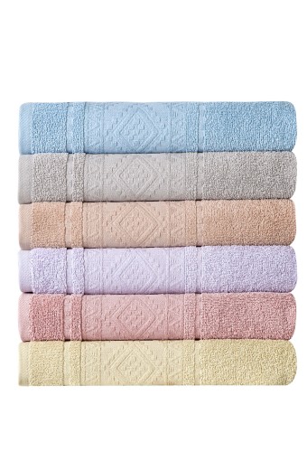 FIESTA - Fiesta Banyo Havlusu Jakarlı Kilim 90x145Cm (1)