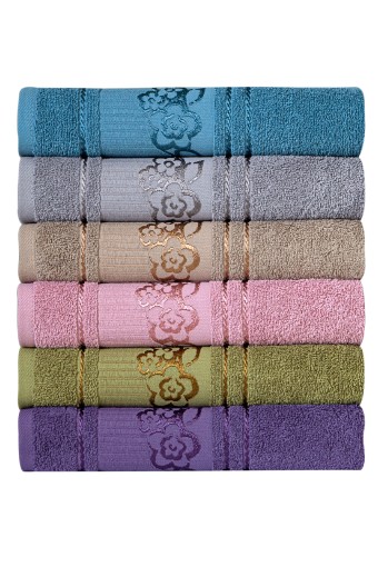 FIESTA - Fiesta Banyo Havlusu Jakarlı Sena 90x150Cm (1)