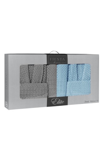 FIESTA - Fiesta Bornoz Seti Vip Nakışlı 6 Parça (1)