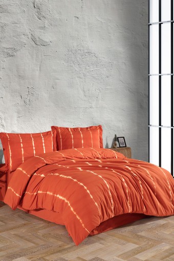 FIESTA - Fiesta Çift Kişilik Nevresim Takımı Hasna Natural Batik (1)