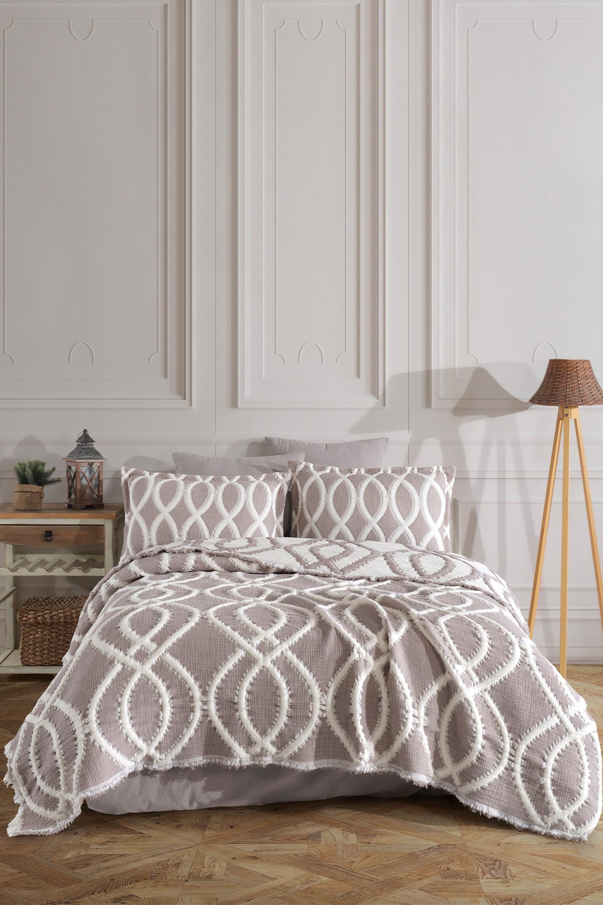 Fiesta Çift Kişilik Yatak Örtüsü Takımı Libera Pamıuk - Thumbnail