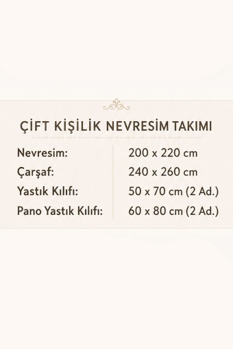 FIESTA - Fiesta Çift Kişilik Nevresim Takımı Saten Nakışlı Linea (1)
