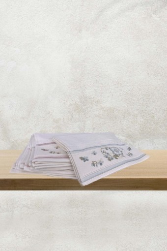 FIESTA - Fiesta Defne Bambu 3D El İşi Nakışlı Mutfak Havlusu 30x50 (1)