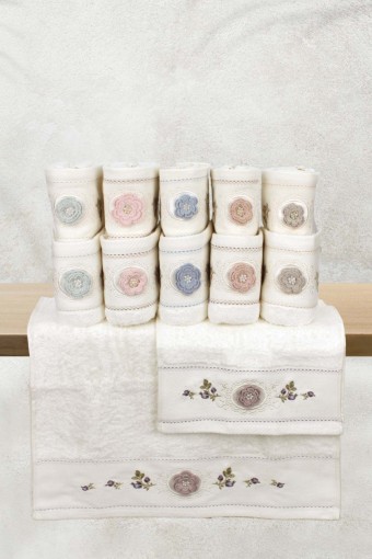 FIESTA - Fiesta Duygu El Yüz Havlusu Nakışlı 30x50 50x90 (1)