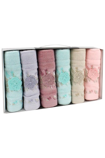 FIESTA - Fiesta El Yüz Havlu Soft Bukle Jakarlı 30x50