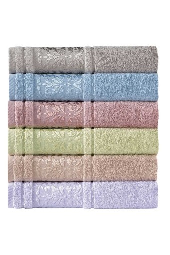 FIESTA - Fiesta El-Yüz Havlusu Elinda Premium Bukle Jakarlı 50x90 cm (1)