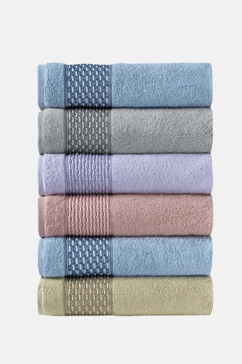 FIESTA - Fiesta El-Yüz Havlusu Jakarlı Fiyonk 50x90 (1)