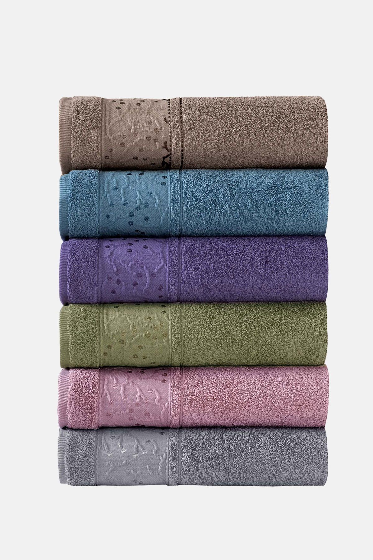 Fiesta El-Yüz Havlusu Jakarlı Masal 50x90 - Thumbnail