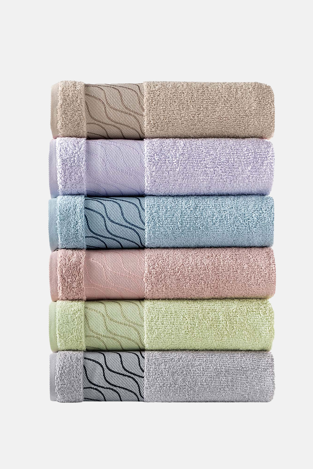 Fiesta El-Yüz Havlusu Jakarlı Mihra 50x90 - Thumbnail