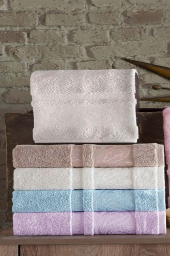 FIESTA - Fiesta El-Yüz Havlusu Jakarlı Şal 50x90Cm