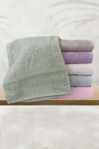 FIESTA - Fiesta El Yüz Havlusu Jakarlı Yasemin 50x90Cm