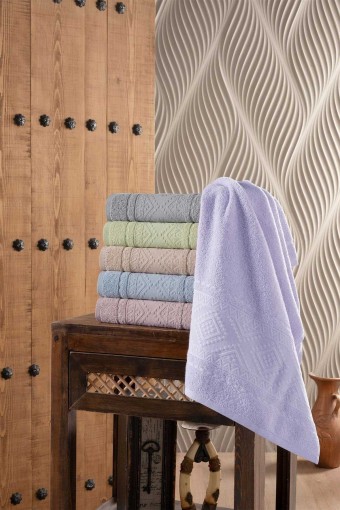 FIESTA - Fiesta El-Yüz Havlusu Kilim Premium Bukle Jakarlı 50x90 cm