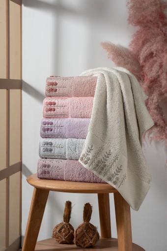 FIESTA - Fiesta El-Yüz Havlusu Suzene Nakışlı Bambu 50x90 (1)