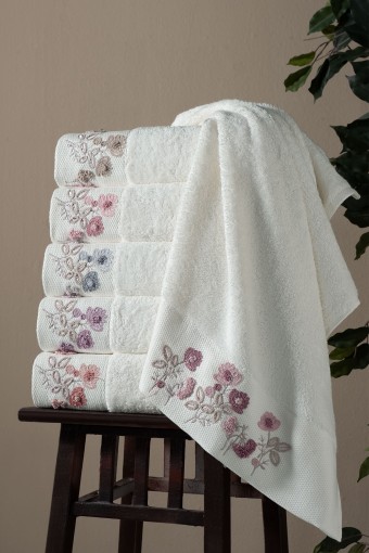 FIESTA - Fiesta El-Yüz Havlusu Suzene Nakışlı Bambu 50x90 (1)