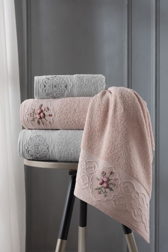 FIESTA - Fiesta Elite Bukle 4 Parça Hamam Takımı (1)