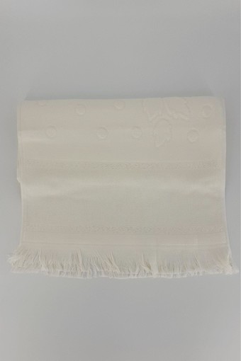 FIESTA - Fiesta İşlemelik Havlu Kadife Jakarlı Etamin Boşluklu Saçaklı 50x90